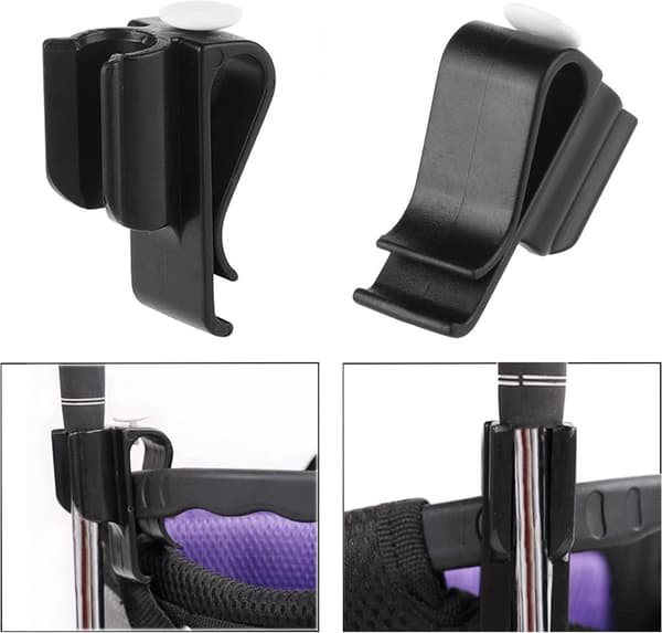 Stykker - Golfputterklemme + Golfboldmarkør - Golfputterklemmer - Putterholder - Putting & Puttinglinje - Boldmarkør - Greenmarkør - Boldmarkering
