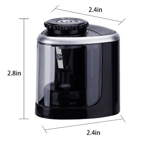 Pencil Sharpener, elektrisk blyantspidser black