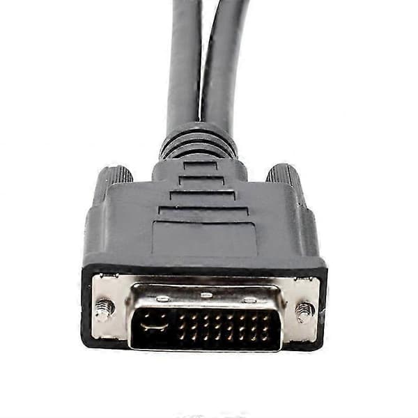 DVI-I til DVI-D VGA Videokabelsplitter 1 ind 2 ud 0,5 5 0,5 5