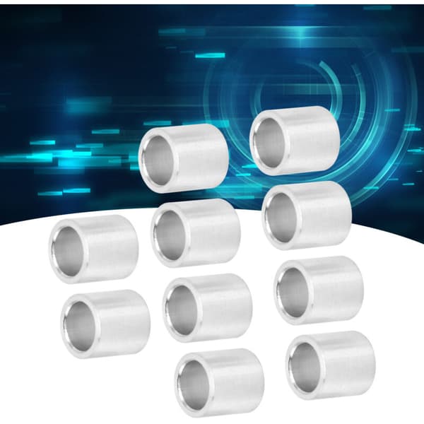 10 stk/sæt Afstandsstykker i aluminiumslegering, rund forbindelse, intervalstrukturstøtte, passer til udvendig diameter 8 mm