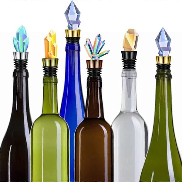 30 Stykker Tomme Flaskepropper med Gevindstang Metal Vinprop Indsatser Sæt Hardware til Træ T