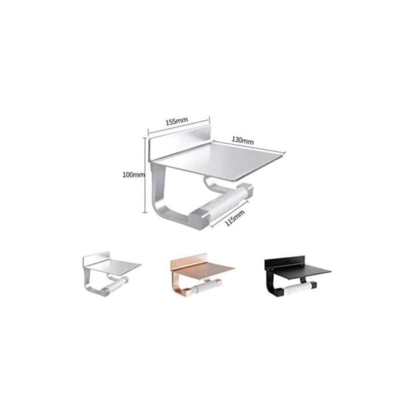 WC-paperiteline WC-paperihyllyllä - Ruusukulta