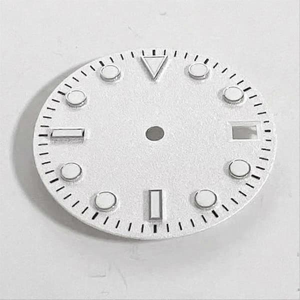 Frosted White Logo-Free Dial 28.5mm for NH35/36/4R/7S Core Night Glow