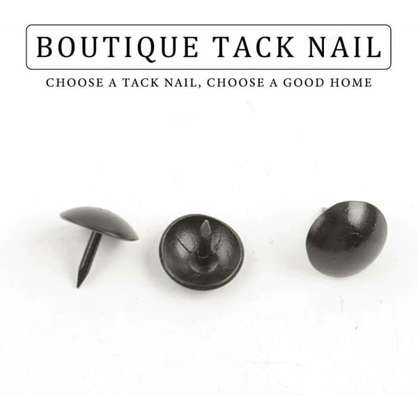sourcingmap 200 stk. møbelnitter møbelnitter tæppestifter til møbeldekoration sort 9 x 9 mm