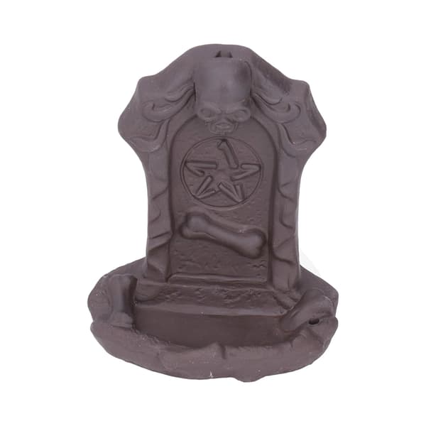 Incense Waterfall Skull Style Exquisite Beautiful Attractive Decorative Relaxing Feeling Desktop Decorations for Office
