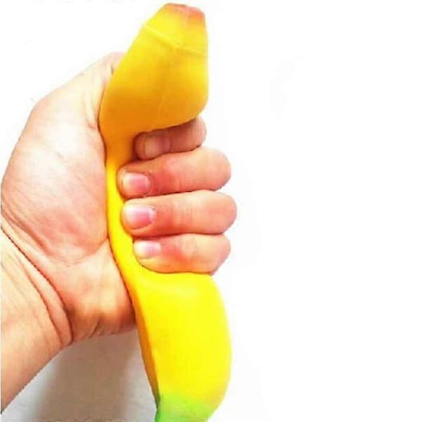 18 cm Jumbo Squishy Banan Stropper Dekorasjoner Lekemat Samleleker