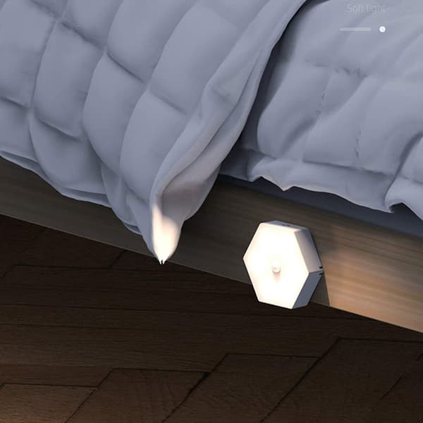 Bevægelsessensorlys, LED-sensor natlamper med bevægelsesdetektor, LED-natlampe, LED-lampe, skabslys