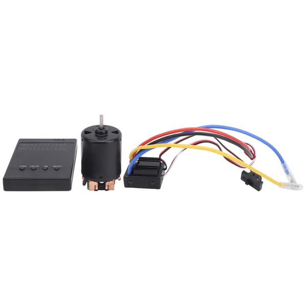 HOBBYFANS Børstet 80A ESC Programkort 35T Børstemotor Sæt til 1/8 1/10 RC Bil