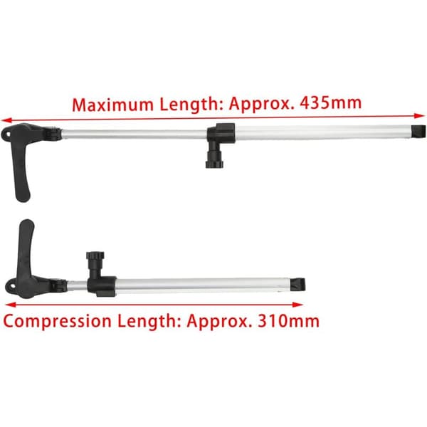 Caravan Window Damper, Aluminum Alloy 310-435mm 1 Pair RV Window Support Rods for Caravan Trailer