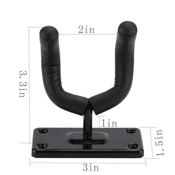 Guitar Hook Wall Hook Violin Erhu Ukulele Hanger + 5 Picks + Pick Clip