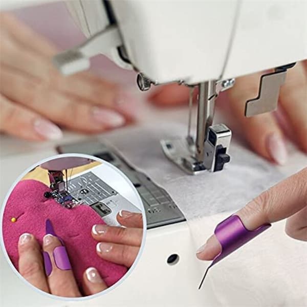 Sewing Fingerthing Pusher Finger Gloves Open Adjustable Design Sewing Accessories Easy A A