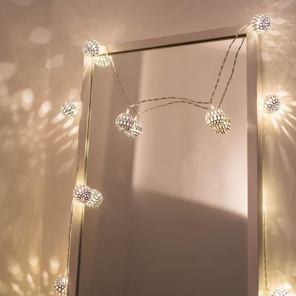 CozyHome Moroccan LED String Lights - 5 meters, with mains plug or battery KLB