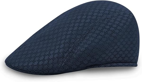 Vintage mesh ivy baskerkeps herr andningsbar platt hatt sommar golf