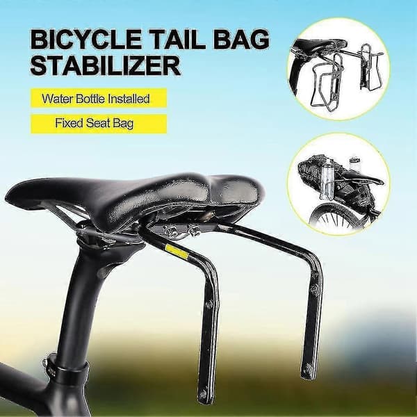 Bicycle Saddle Bag Stabilizer Mount Road Bike Rear Rack Bag Rack With Kettle Mounting Hole For B