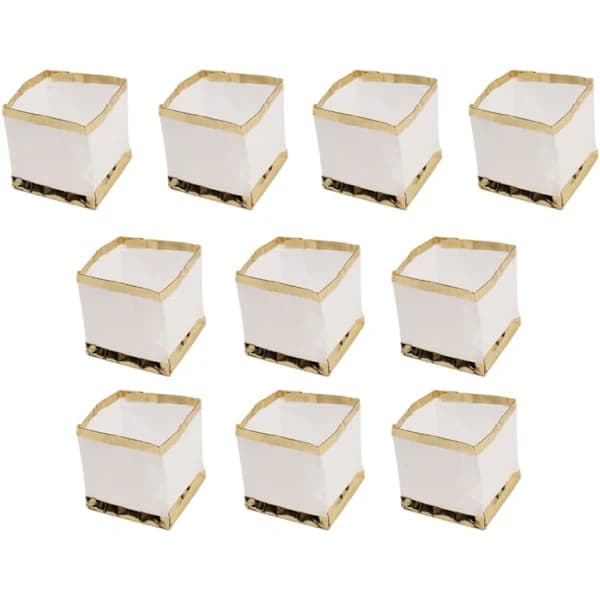 Floating Water Lanterns Biodegradable Waterproof Paper Lanterns for Weddings Parties Pool Pond Lake Decor White 10-pack