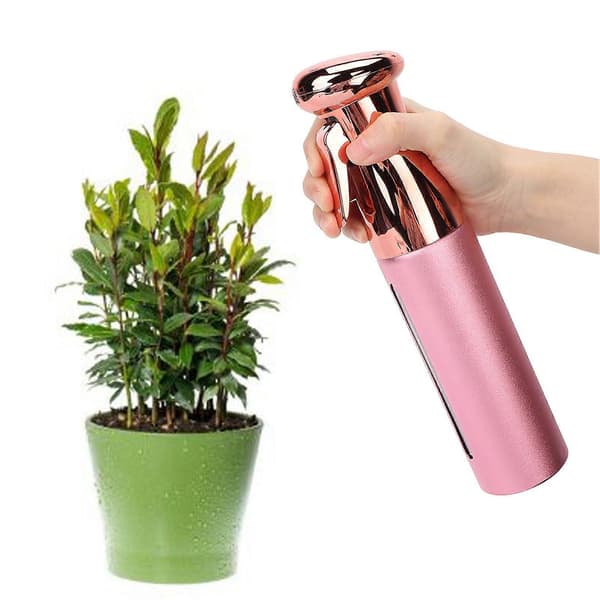 Hårsprayflaska Hemmasalong Tom Påfyllningsbar Mistspruta för Hårstyling Trädgårdsarbete 300ml Rosa