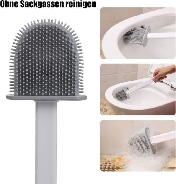 Silikon toalettbørste