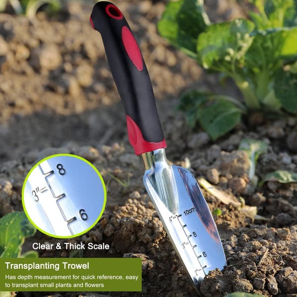 Garden Tools, Three-Piece Durable Cast Aluminum Gardeni
