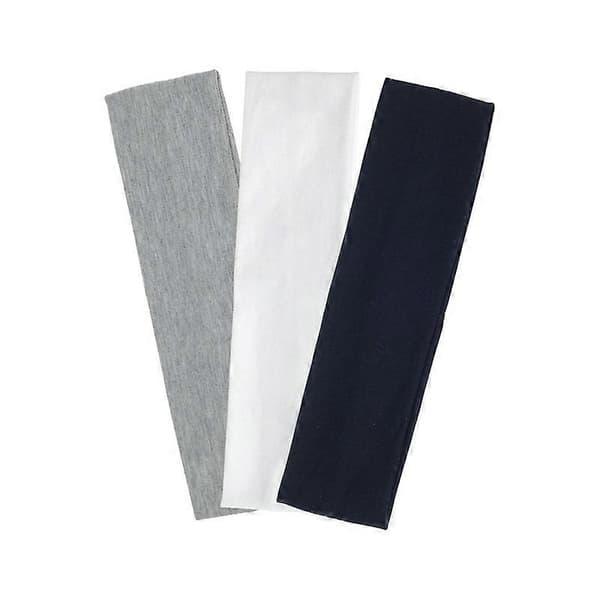 3 st Pannband Halkfria Elastiska Svettband Mode Sport