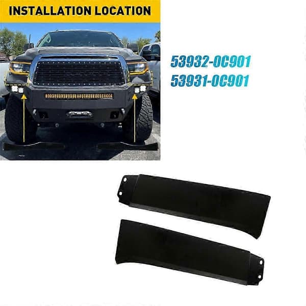 1 par Nedre Frontlyktfylling Trimplate 539320c901 539310c901 For Sequoia 2007-2013 Forlengelse