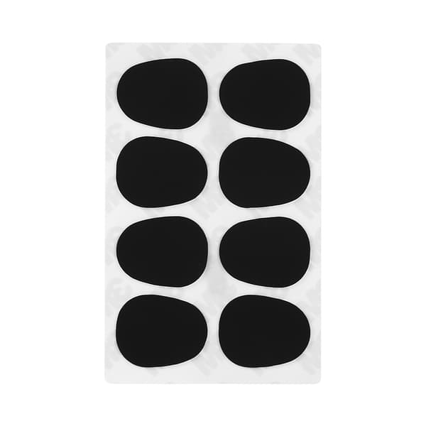 Saksofon Munnstykke Patch Pad Pute for Sopran Alt Tenor Saksofon Klarinett Svart 0,5 mm Stor Oval