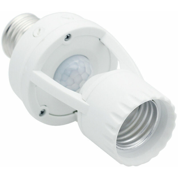 Lamp base with 360° PIR motion sensor E27 Lamp holder with motion sensor security detection E27 Motion sensor