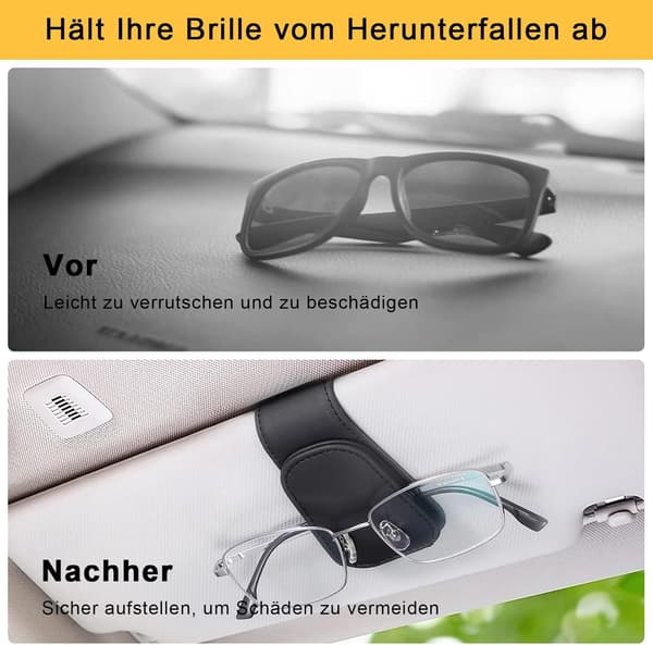 Solbrilleholder til bil, Solbrilleholder til bil, Universal Solbrilleholder