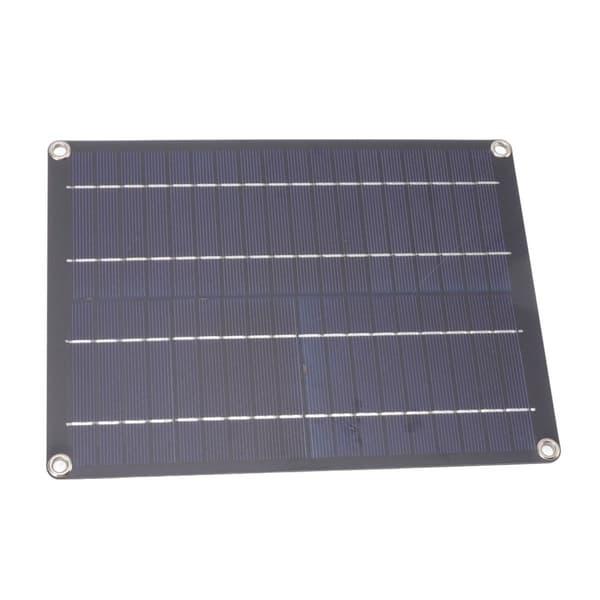 Bærbar solcellepanel, 9,1 x 6,7 tommer, slank design, lett vekt KLB