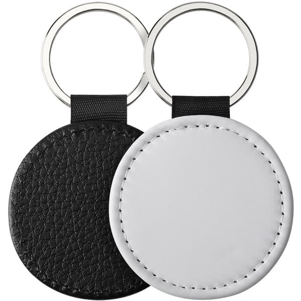 Sublimation Blank Keychains PU Keychain Pendant Heat Transfer Keychain Ornament for DIY Making
