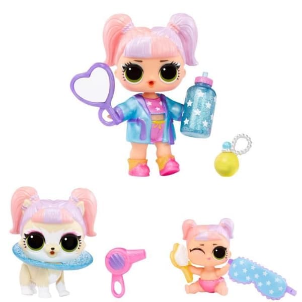 L.O.L. Surprise Bubble Surprise Deluxe - Stor - 3 figurer + tilbehør-tfrf