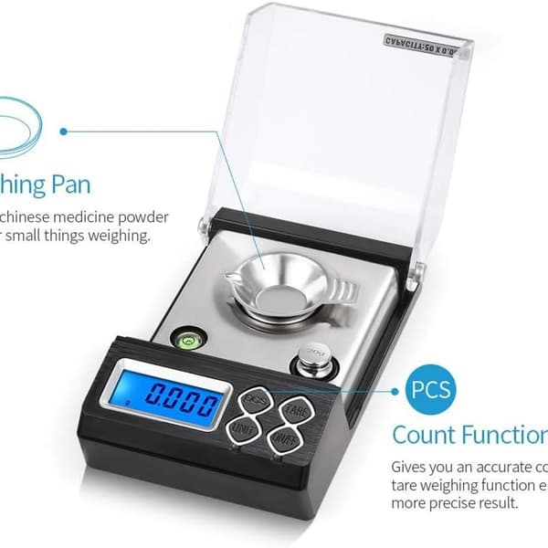 Digital Scale 30g 0.001g High Precision Electronic Scale Powder Scale KLB
