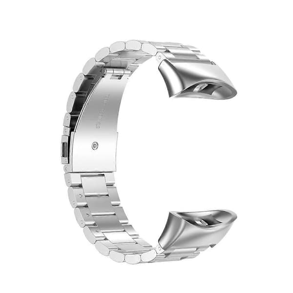 Armbånd i rustfritt stål for Forerunner 45 45S Swim 2 armbåndsur, sølv Silver