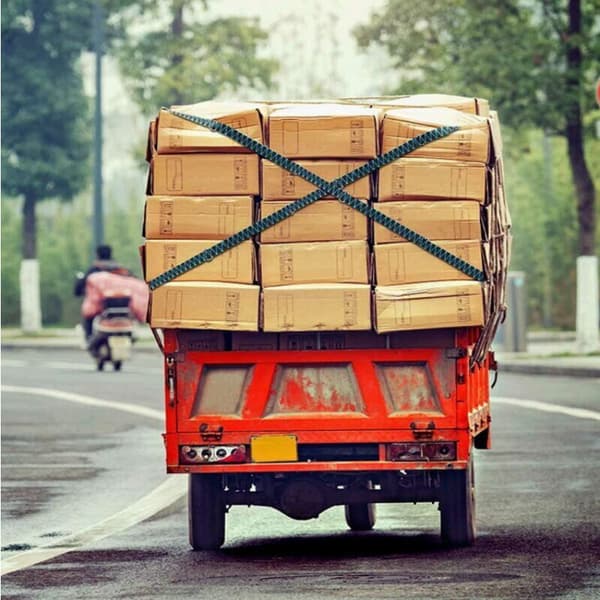 Flade elastiske spændebånd med kroge 2M, justerbar elastisk bungee-rem med metalkrog, elastisk reb til bagage, bred elastisk flytterem til cykel
