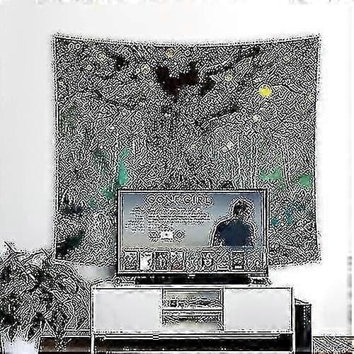 3D Wall Hanging European Floral Pattern Tapestry Home Decor Tree Print Tapestry