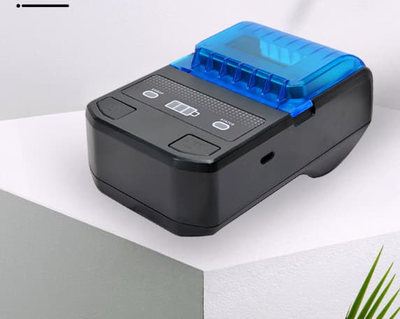 58mm Termisk Etiket Lille Hånd Madvarer Stregkode Pris Mærkning Selvklæbende Printer