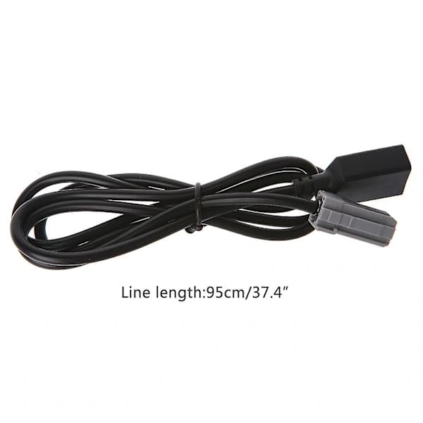 Bil Aux O Media Wire til USB-adapterkontakt for Rav4 Ez Verso Camry