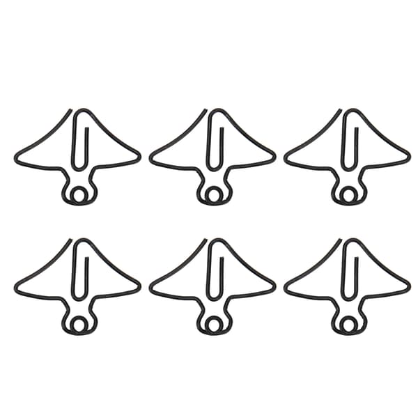 100 Pcs Mini Paper Clips Exquisite Portable Multifunctional Bookmark Clips for Office School Home Mushroom Shape