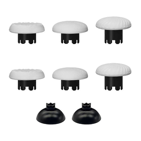 10-i-1 Joystick Kit til PS5 Edge Dualsense Controller Erstatning Tommelfinger Joysticks Greb og 4 Paddles Sort