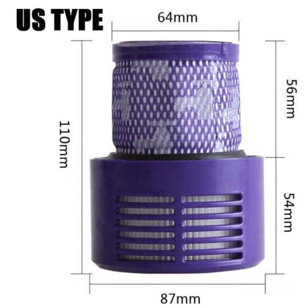 Erstatningsfilter til Dyson V10 SV12 Cyclone Series Støvsuger -