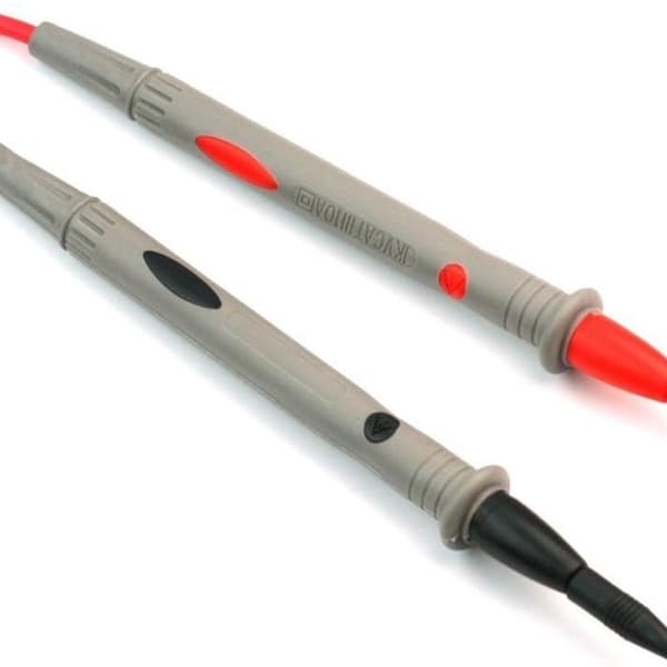 2 stk Digitalt Multimeter Ledningssonde Testkabel 1000V 10A