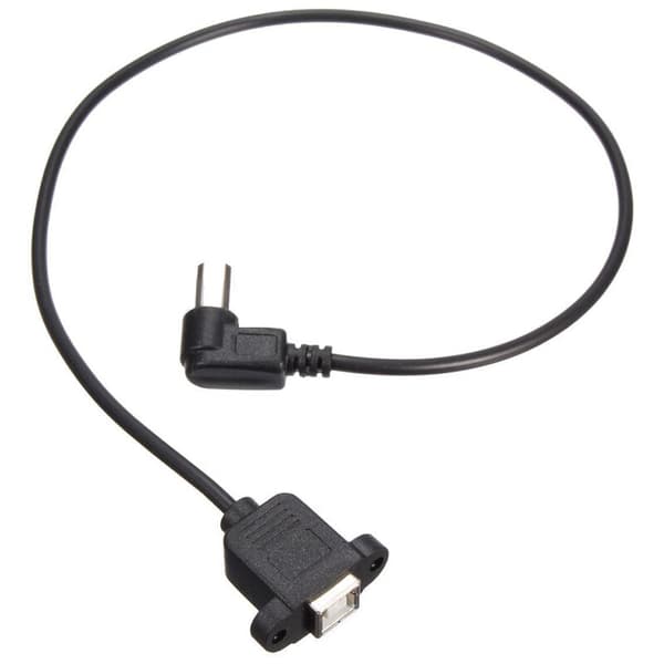 USB 2.0 B Male to USB B Socket Panel Printer Extension Cable 50cm