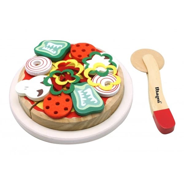 Pizza puusta ja kankaasta - Magni