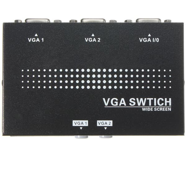 2 i 1 ut VGA VGA 2 DØR en skjerm to kilder MANUELL SPLITTER SWITCH