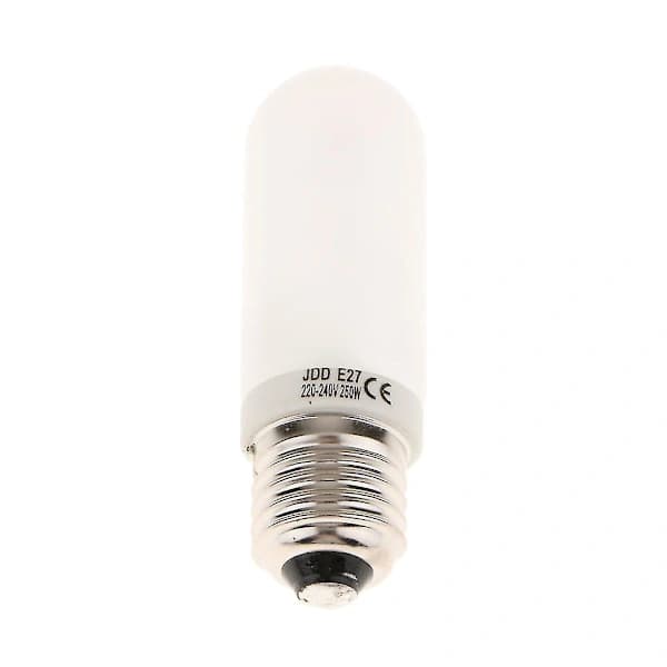2x Jdd Typ 250w 220-240v E27 Frosted Halogen Modeling Lamp Tube
