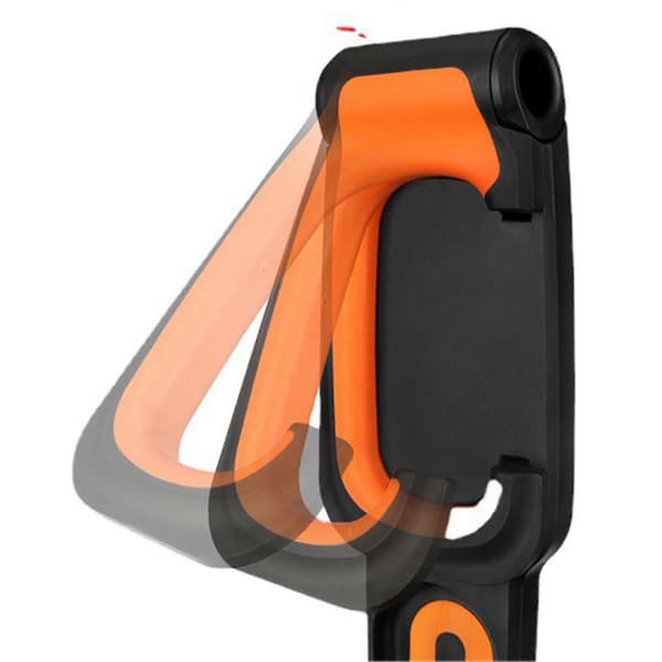 Vertical Bicycle Wall Hanger Easy Use Practical Bike Storage Rack Bicycle Wall Mount for Garage Black Orange YEMAA