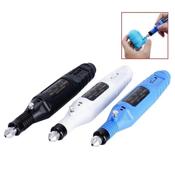 USB Mini Grinder with 6 Grinding Heads 3000-20000 4 Rotation Speeds Electric Drill