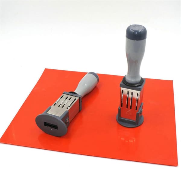 Rubber Stamp Line Date Adjustable Round Date Stamp for Scrapbooking Packaging Rubber Date Roller Stamp for Office Circular 32MM Circular 32MM