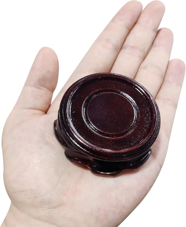 Træstativholder displaybase 50 mm diameter sort til vase bonsaisten, 2-pak Mørkeblå M3 Dark Blue M3