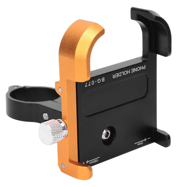 Aluminium Alloy 360 Degree Rotating Bicycle Phone Navigation Fixed Bracket Black Gold