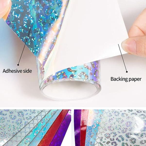 30,5 cm x 100 cm selvklæbende gradient vinylfilm til bilruder og hjemmet